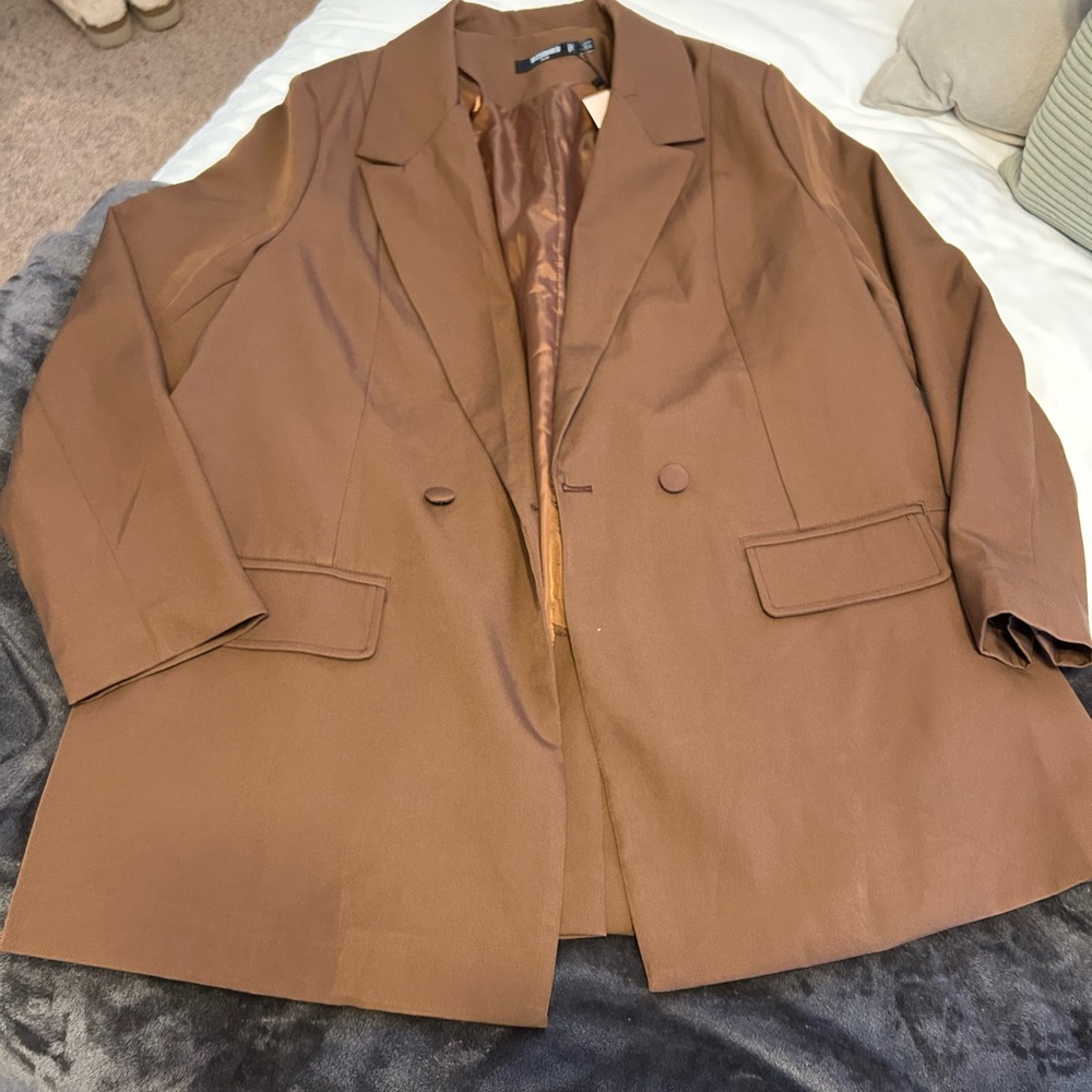 Oversized Brown Blazer